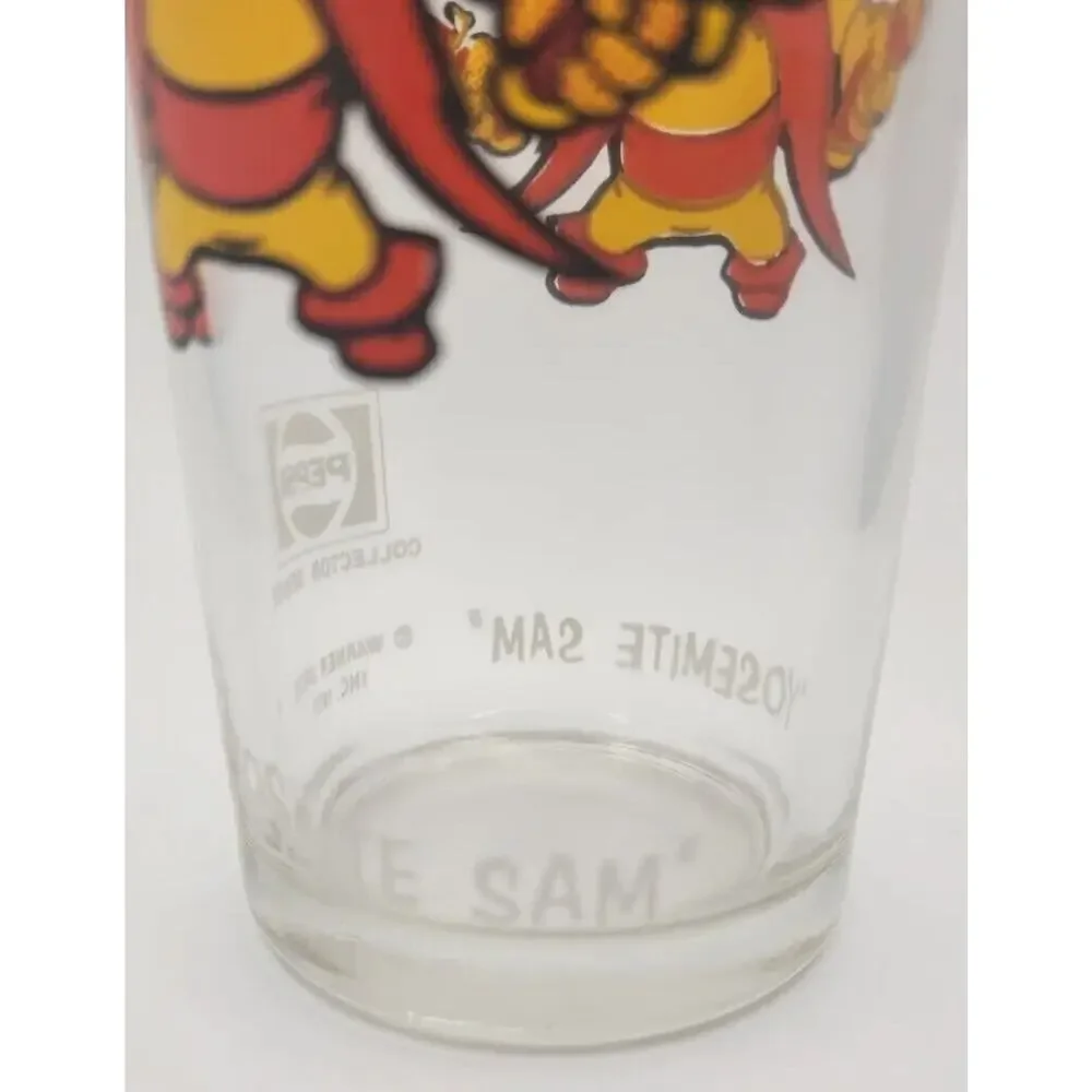 1973 Warner Bros.‎ Inc Looney Tunes Pepsi Glass - Yosemite Sam W4